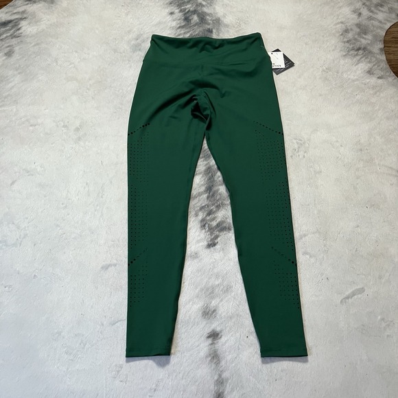 Senita Athletics Leggings Womens Size Small Green Stretch Gym Workout - Picture 1 of 10